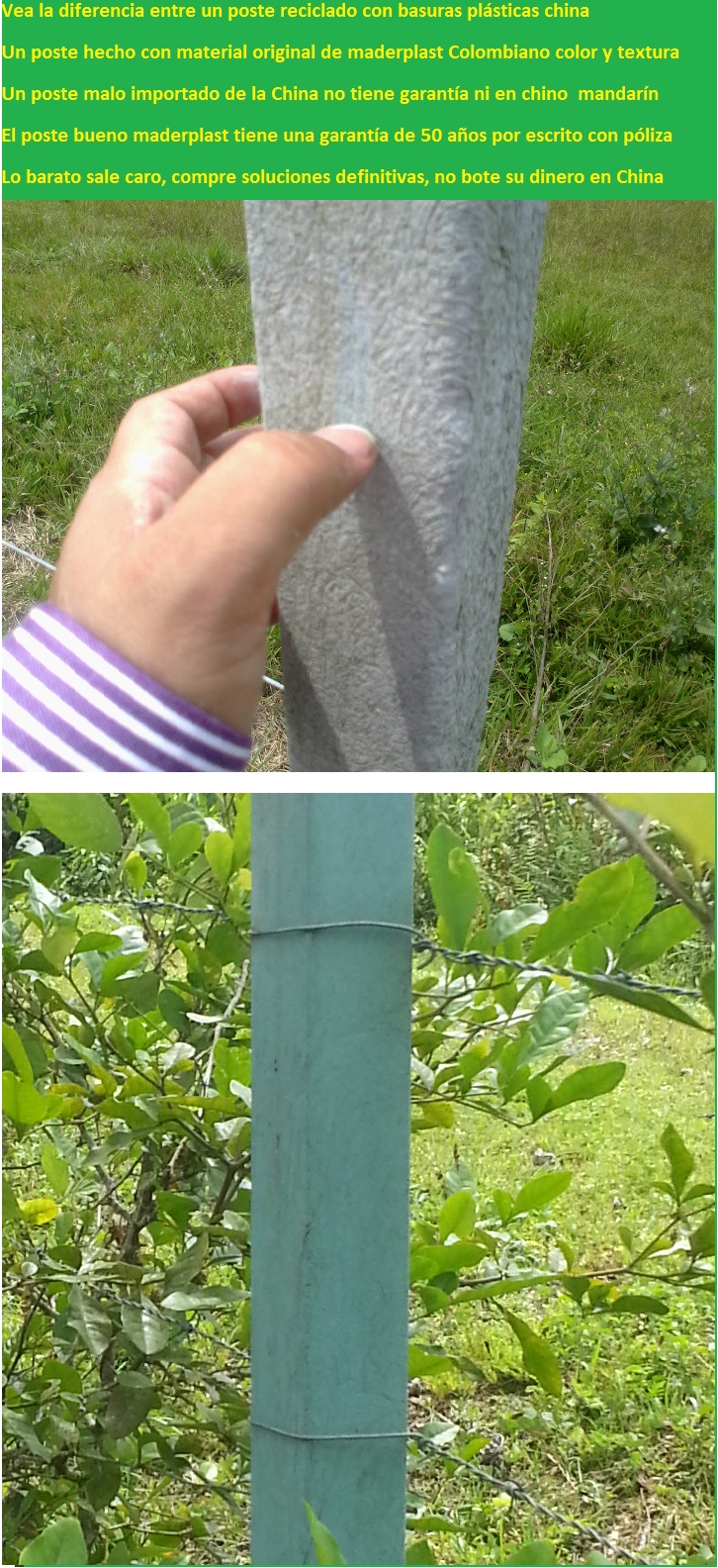 vea la diferencia entre un poste reciclado con basuras plásticas de china o la india y un poste hecho con material original de maderplast colombiano color textura calidad durabilidad dureza 02 vea la diferencia entre un poste reciclado con basuras plásticas de china o la india y un poste hecho con material original de maderplast colombiano color textura calidad durabilidad dureza 02 vea la diferencia entre un poste reciclado con basuras plásticas de china o la india y un poste hecho con material original de maderplast colombiano color textura calidad durabilidad dureza 02 vea la diferencia entre un poste reciclado con basuras plásticas de china o la india y un poste hecho con material original de maderplast colombiano color textura calidad durabilidad dureza 02